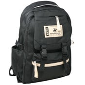 Wholesale - BHPC BLACK FRONT POCKET BACKPACK, UPC: 608508220656